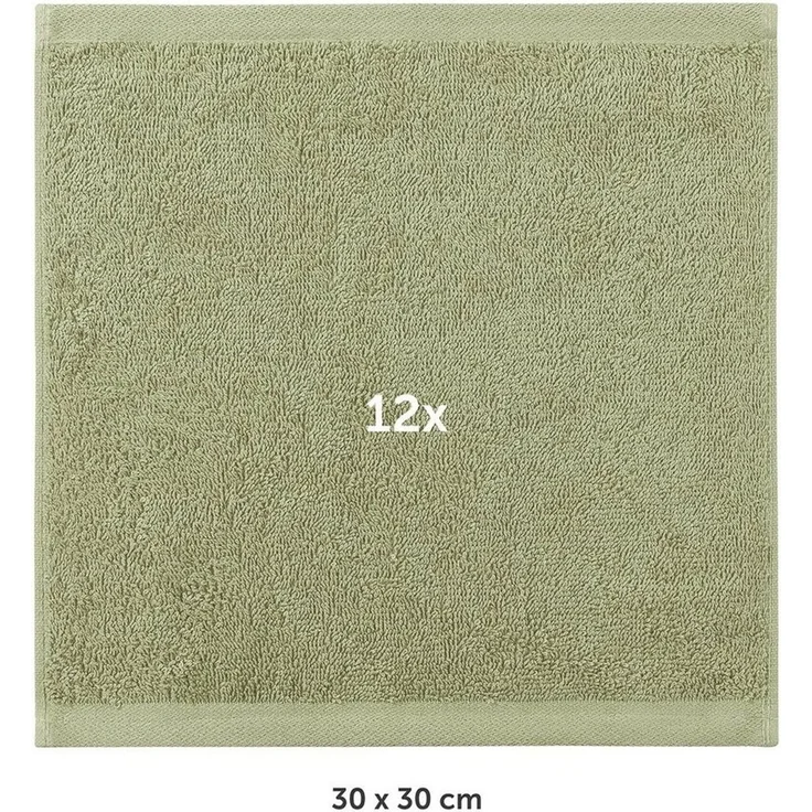 Blumtal Gästehandtücher Premium 30x30cm oder 30x50cm weich und saugstark, Frottee (12-St), 10er (30x50cm), 12er und 24er Set (30x30cm), 100% Baumwolle – Bild 2