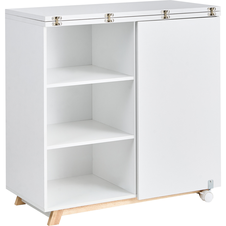 Sekretär FLOMOT Weiß 80 cm 40 80 cm klappbar – Bild 5