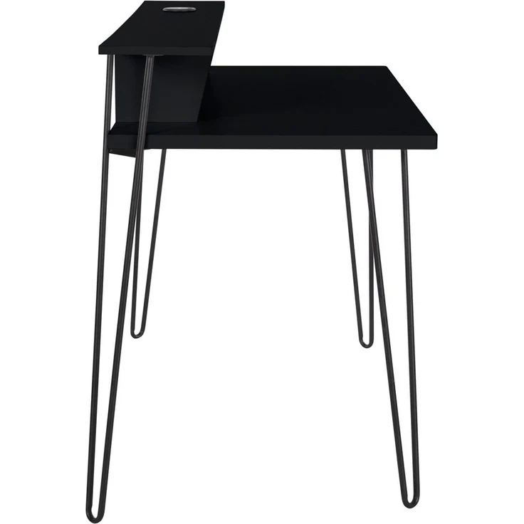 loft24 Schreibtisch Newline - Arbeitstisch Bürotisch Computertisch PC Tisch Schreibpult, mit kabelloser Ladestation und Kabeldurchführung, Breite 115 cm – Bild 3