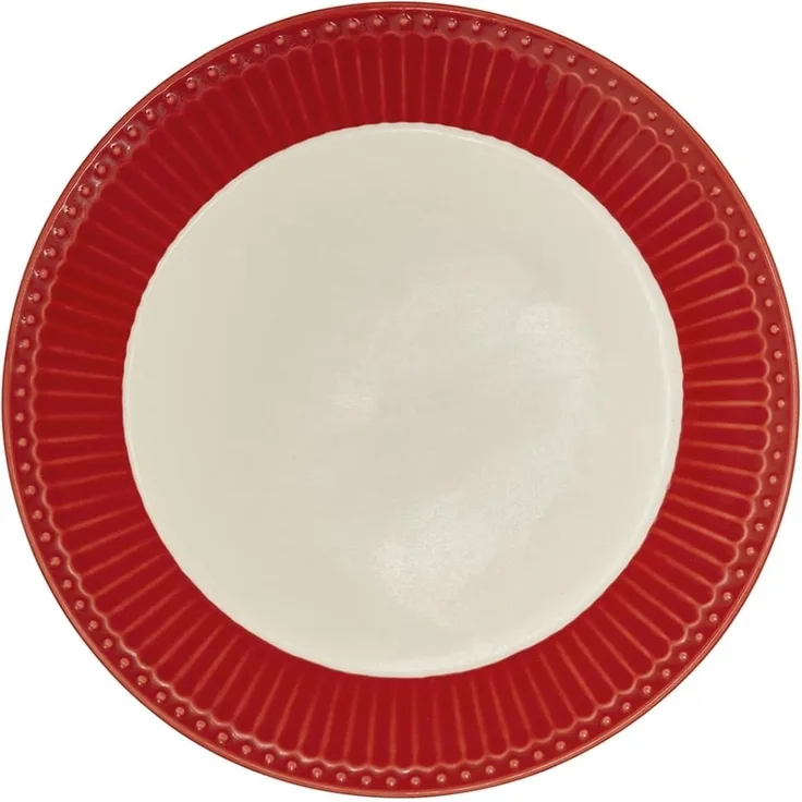 Greengate Teller 23 cm Alice red