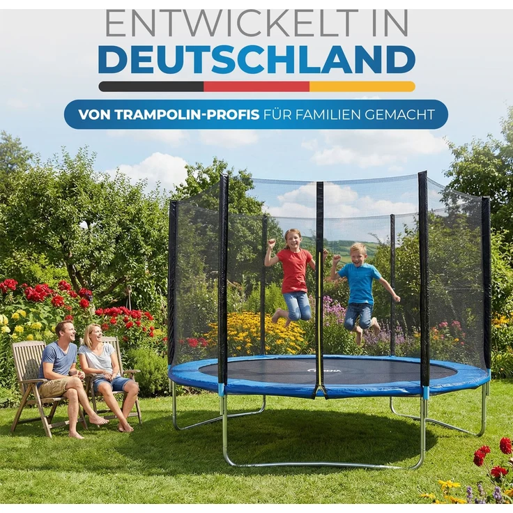 Terena Premium Ersatznetz Sicherheitsnetz für Trampolin 396 cm – Bild 8