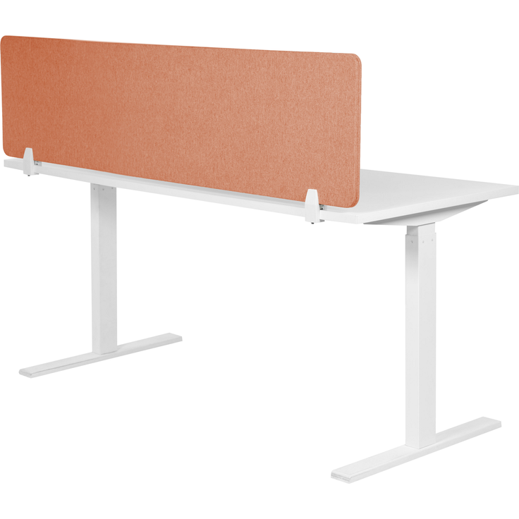 Schreibtischtrennwand WALLY 160 x 40 cm Hellrot – Bild 7