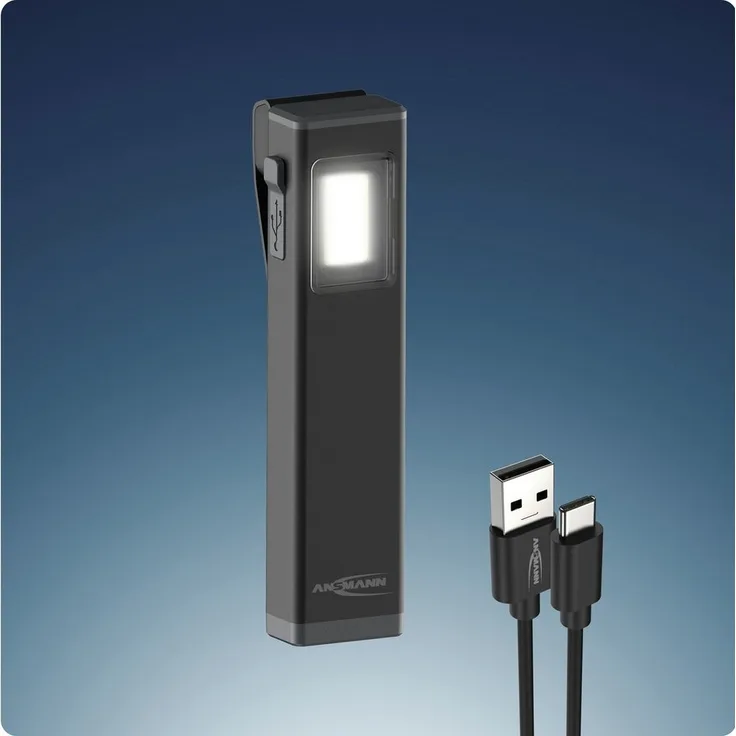 ANSMANN AG LED Arbeitsleuchte Mini-Arbeitsleuchte mit Boost-Funktion, wiederaufladbar, COB-LED