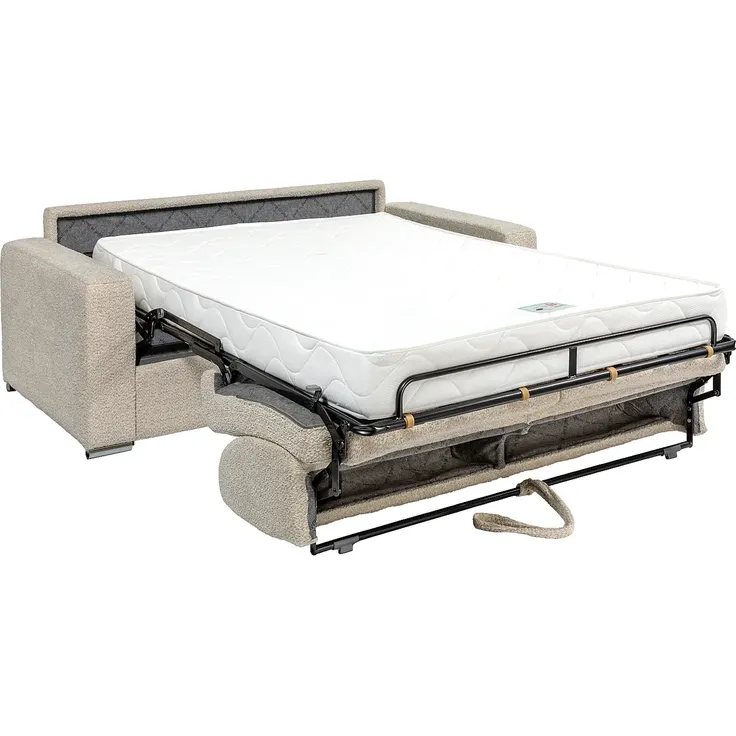 Vente-unique - CALITO Sofa Stoff Beige - B 223 cm94 cm x H 97 cm x L 216 cm – Bild 3