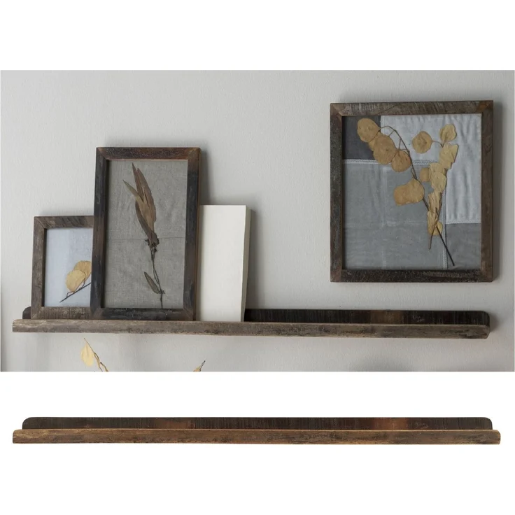 Regal Wandregal Bilderregal Holz Unika Alt L90xH3,7xT8cm Ib Laursen 21007-00 – Bild 1