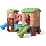 Spielhaus Clubhaus Climber braun 178 x 348 x 232 cm
