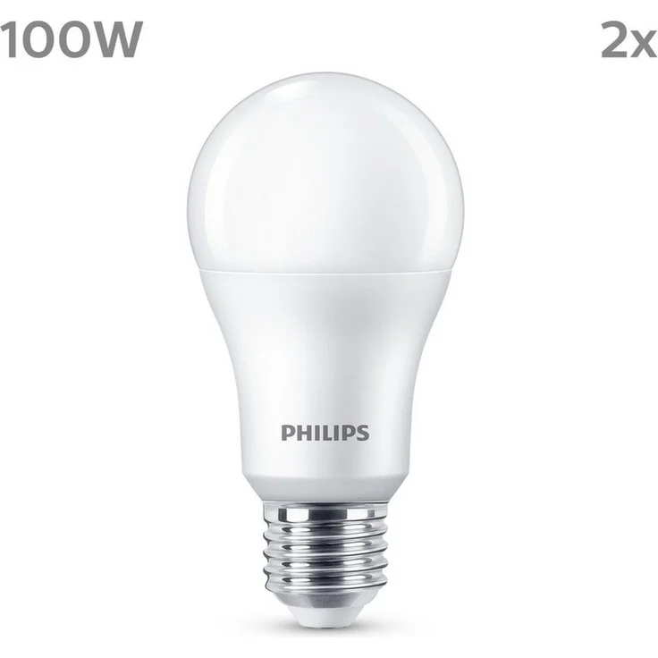 Philips LED classic Lampe 100W E27 Warmweiß 1521lm matt 2er P – Bild 5