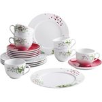 KAHLA Kaffeeservice Hello Winter 18 tlg (18-tlg), 6 Personen, Porzellan, Made in Germany