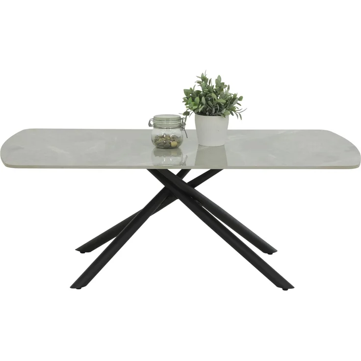 Couchtisch Fred I - Marmoroptik Grau – Bild 3