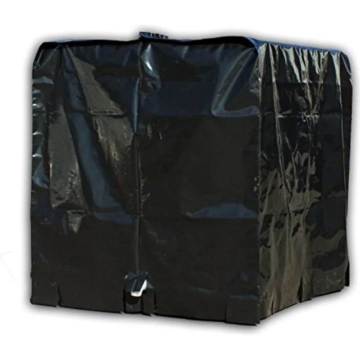 IBC Abdeckplane Schutz Hülle Plane Haube Folie Regen-Wasser-Tank 1000L Container