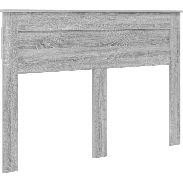 vidaXL Bettrahmen Graues Sonoma 150 x 200 cm Massives Kiefernholz 3409748 – Bild 5