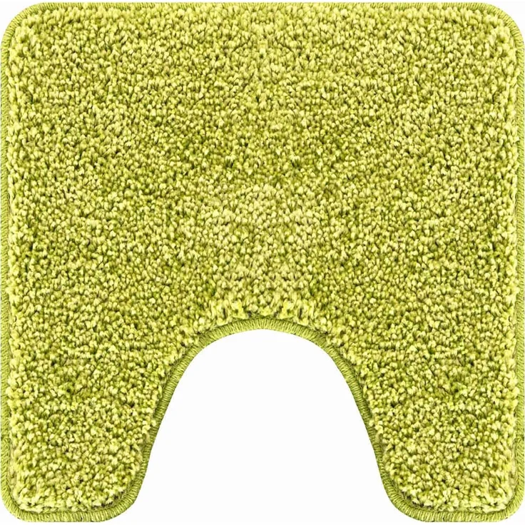 vidaXL Rutschfeste Badematte mit Toilettenausschnitt Grün 50 x 50 cm 4019819 – Bild 1