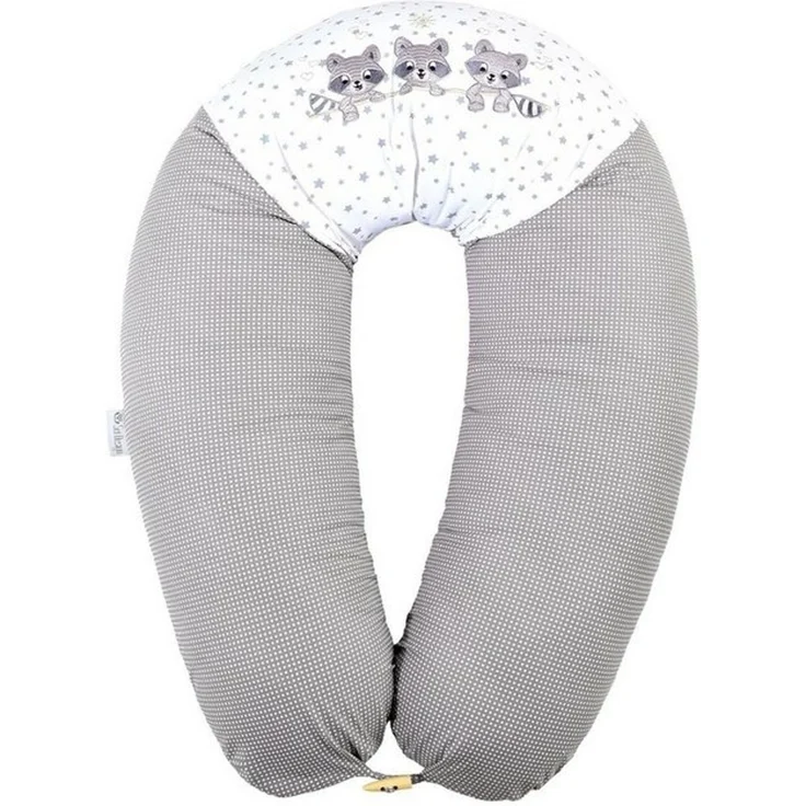 SEI Design Stillkissen Stillkissen 190x30 XXL, Füllung EPS Mikroperlen, Bezug 100% Baumwoll, Schwangerschaftskissen mit Bezug, Bezug 100% Baumwolle – Bild 4