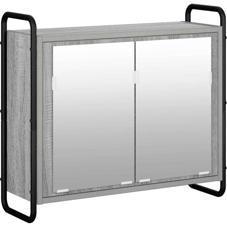 vidaXL Badezimmerschrank-Set 4 stk. Sonoma-Grau 40 x 36 x 200,5 cm 3444666 – Bild 3