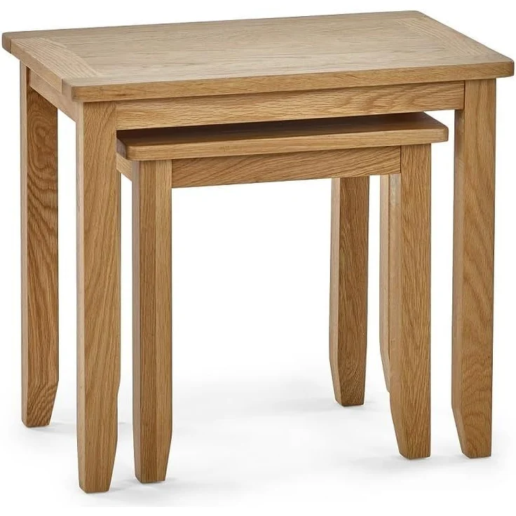 Julian Bowen Mallory Satztisch, 2-teilig, Eiche, 56 x 50 x 38 – Bild 4