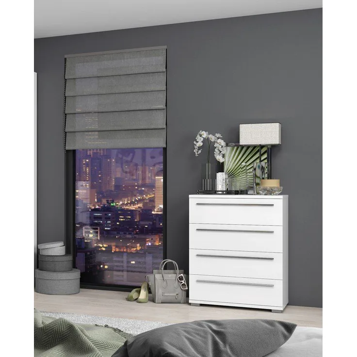 OTTO home Schubkastenkommode Piano, mit 4 oder 5 Schubladen, FSC-zertifizierter Holzwerkstoff, UV lackiert hochglänzend,Soft-Close Funktion, in 2 Breiten und 2 Höhen