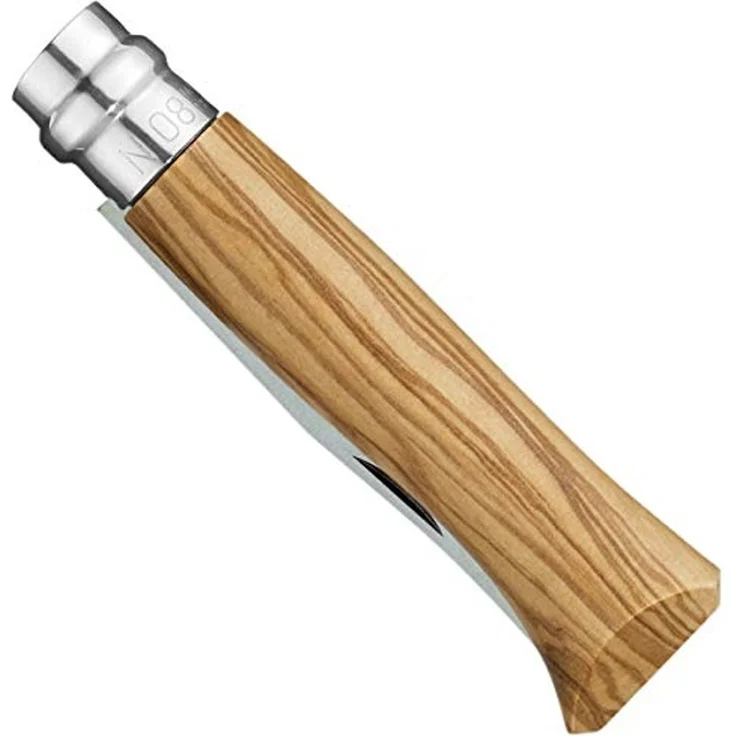 Opinel Taschenmesser No. 08 Olivenholz – Bild 2