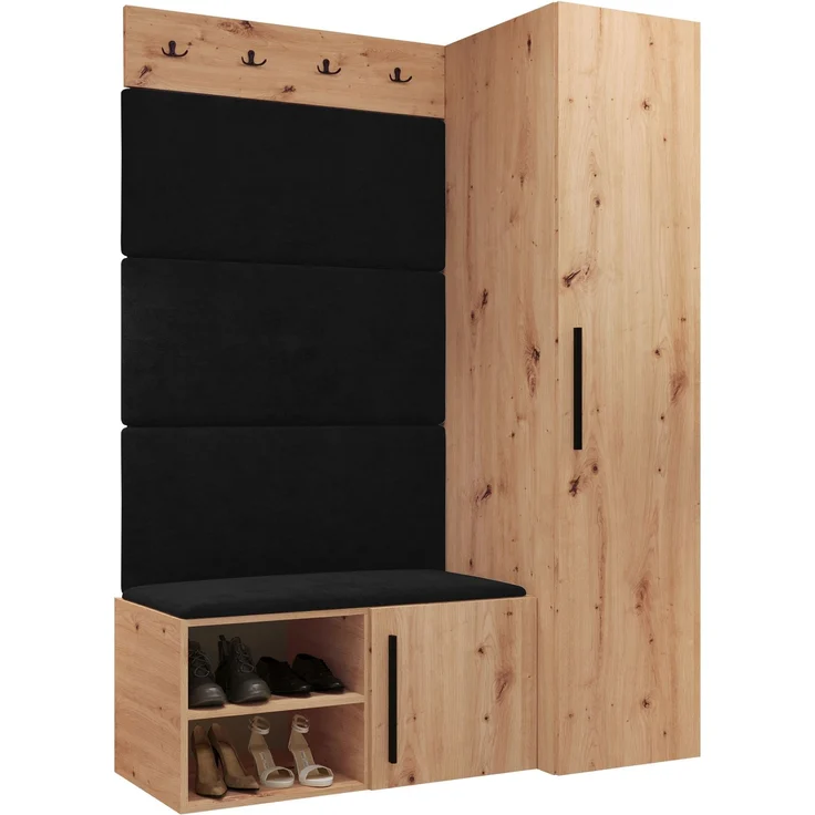 Garderoben-Set Mapreni II (Farbe: Artisan Eiche, Manila 18) – Bild 1