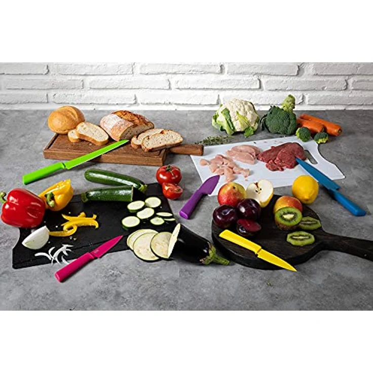 Kuhn Rikon Colori Rüstmesser 2er-Set Grau – Bild 6
