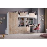 Hochbett 'Geko' Rustikal dunkel XL