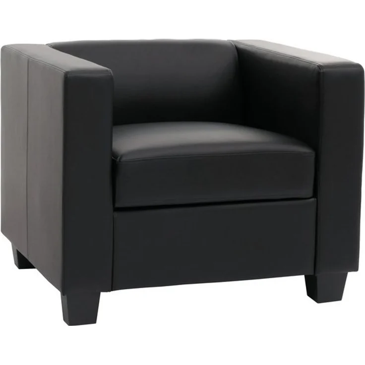 MCW Sessel Lille, Bequemes Polster, Lounge-Stil, Kunststofffüße, Hohe Standfestigkeit – Bild 4