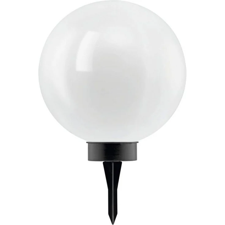 Eglo 22444 SOLAR-LED KUGEL Ø 30cm H: 61cm WEISS M. ERDSPIESS – Bild 4