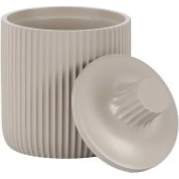 Samos Aufbewahrungsdose - Badezimmer Organizer mit Deckel Taupe – Bild 2