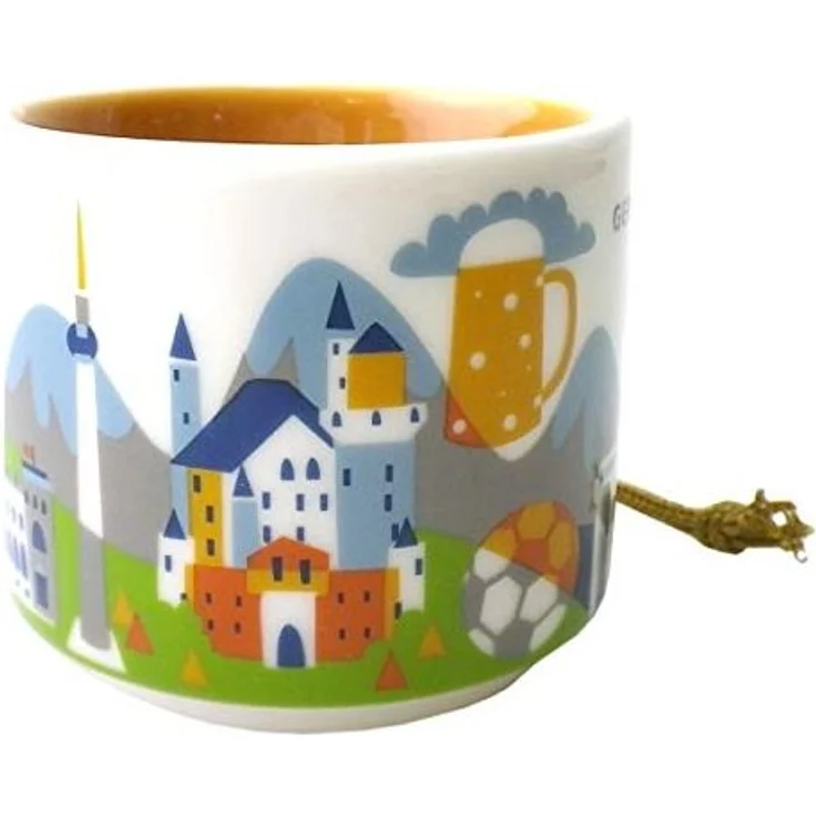 Starbucks Frühstücks-Geschirrset STARBUCKS Germany Mini Demi Mug Espresso Cup Tasse Box Deutschland – Bild 3