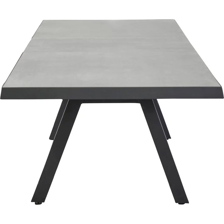 Gartentisch Sondrino, Keramik, Schwarz, 200 x 75 x 100 cm – Bild 5