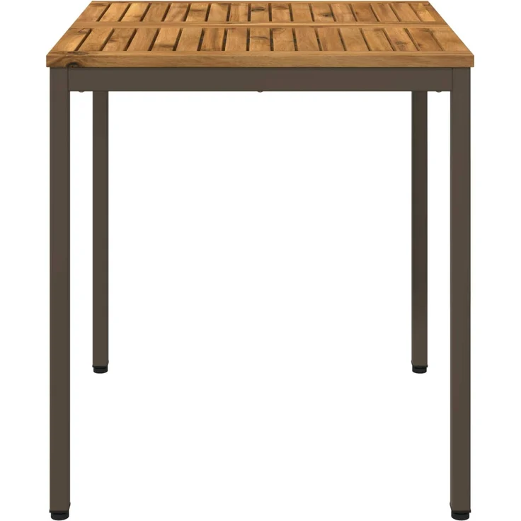 vidaXL Gartentisch NAARDEN Natur und Kaffee 70 x 68,5 x 75 cm 901309 – Bild 3
