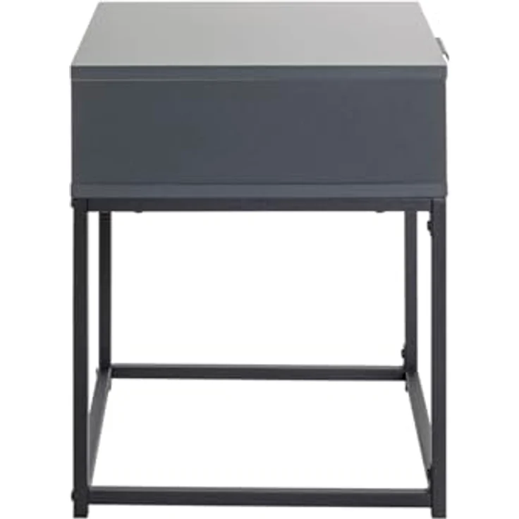 XXXL Nachtschrank Anthrazit, Metall mit 1 Schublade, 40x50x40 cm, Typenauswahl – Bild 4