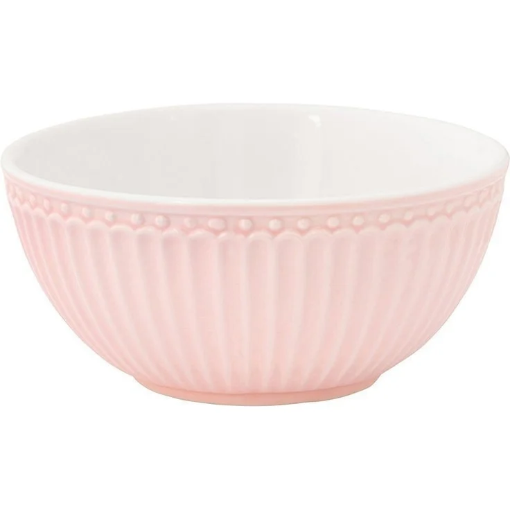 Greengate Müslischale Alice Müslischale pale pink 14 cm, Steinzeug, (Schüsseln & Schalen) – Bild 5