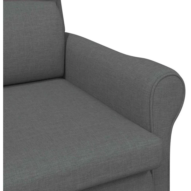 vidaXL Sessel Dunkelgrau 76 x 94 x 102 cm Stoff 42009841 – Bild 6