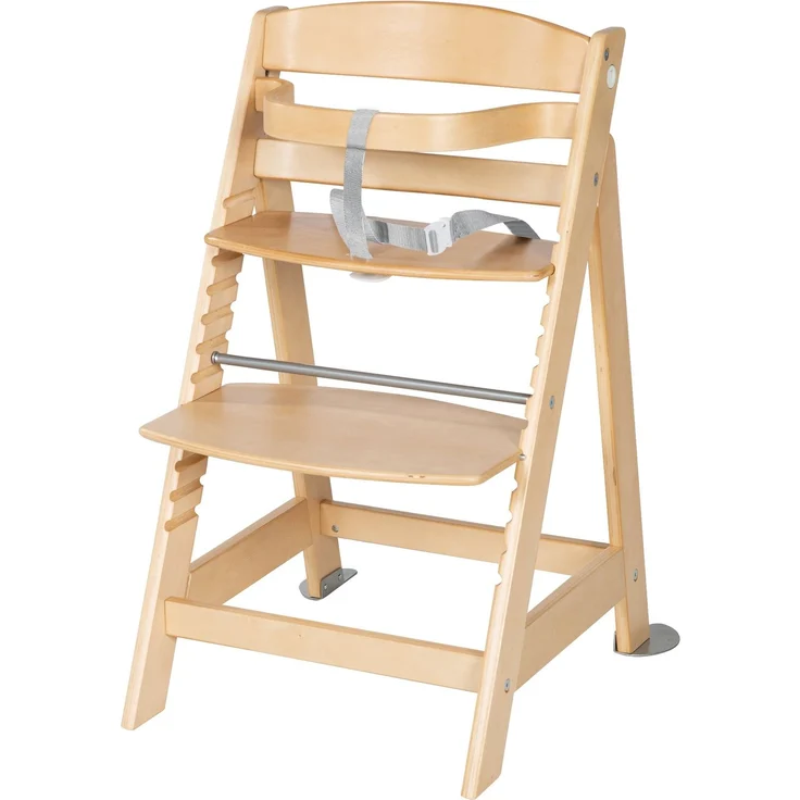 roba Treppenhochstuhl 'Born Up' - Set 2 in 1 - 'roba Style' grau - mit Liegefunktion - ab Geburt - Natur – Bild 5