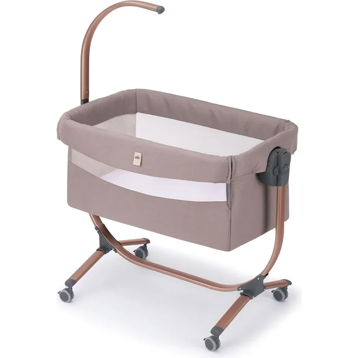 Baby Beistellbett Cullami | Mehr Farben verfügbar | inkl. Wippfunktion | 8-fach höhenverstellbar