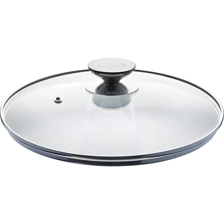Berndes Spezialglasdeckel mit Edelstahlknauf, Sicherheitsglas, Transparent, Ø 30 cm, 007030