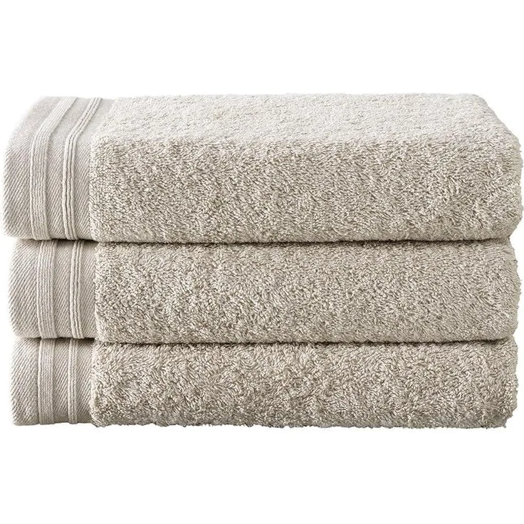 badetücher Imagine 100 cm Baumwolle taupe 3 Stück