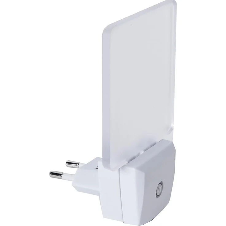 Nachtlicht ,Functional' für die Steckdose, quadratisch, kalt-weißes LED Licht, H 11,4cm, B 7,5cm – Bild 1