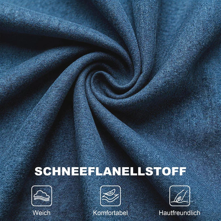 HOMCOM Einzelsessel, Polyester, Holz, Blau, B74 x T86 x H102 cm – Bild 6