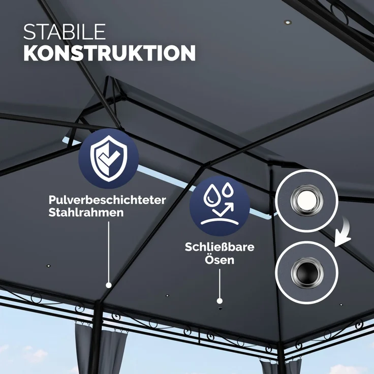 Pavillon Topas anthrazit – Bild 7