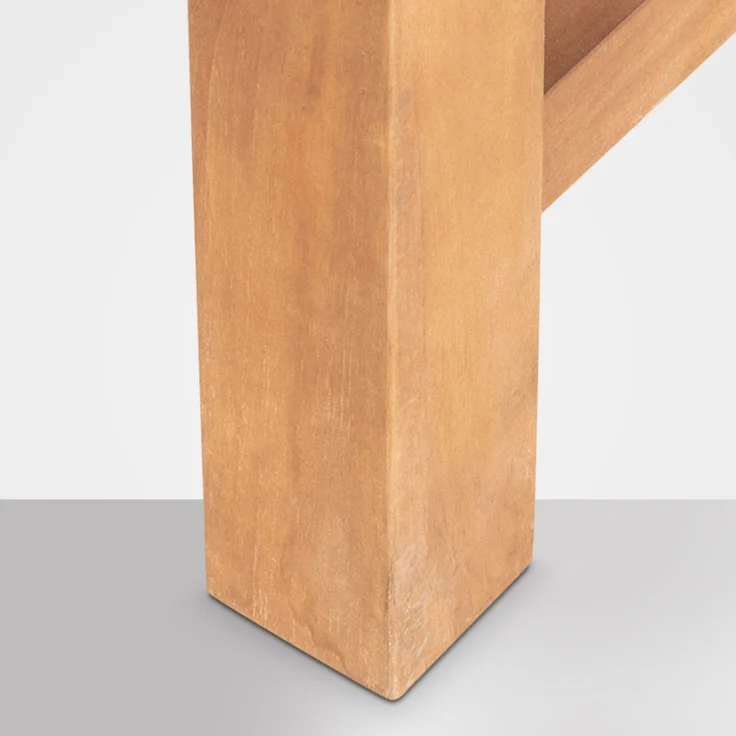 Gartenbank Teakbank DAGAD - Holz Teak 240x59x92 cm | Holzbank 240 Cm Gartenbank Sitzbank Mit Lehne Wetterfest Bank Garten Terrasse – Bild 6