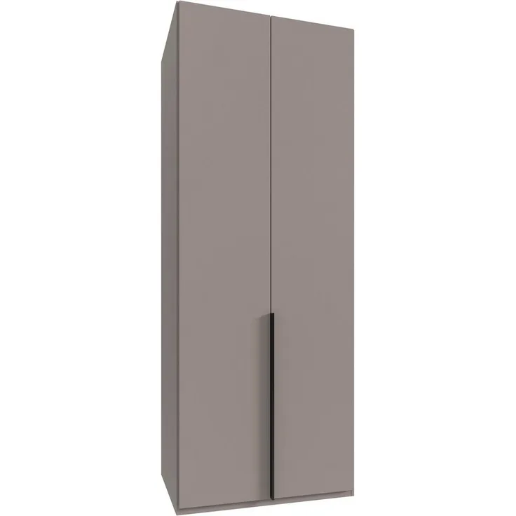 Wimex Kleiderschrank Mugano,in 5 Breiten,2 Höhen,2 Tiefen, viele Farben, Made in Germany (in Basic oder Premium Ausstattung) mit langen Griffen aus Metall, mit oder ohne Spiegel