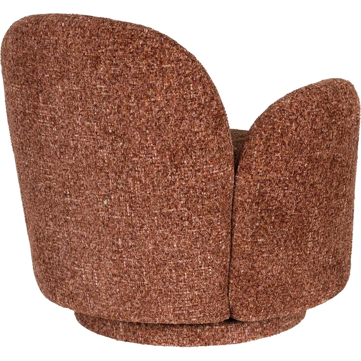 DutchBone Loungesessel Rose in Bordeaux-Rot, drehbar und gemütlich 76x74x76 cm – Bild 9