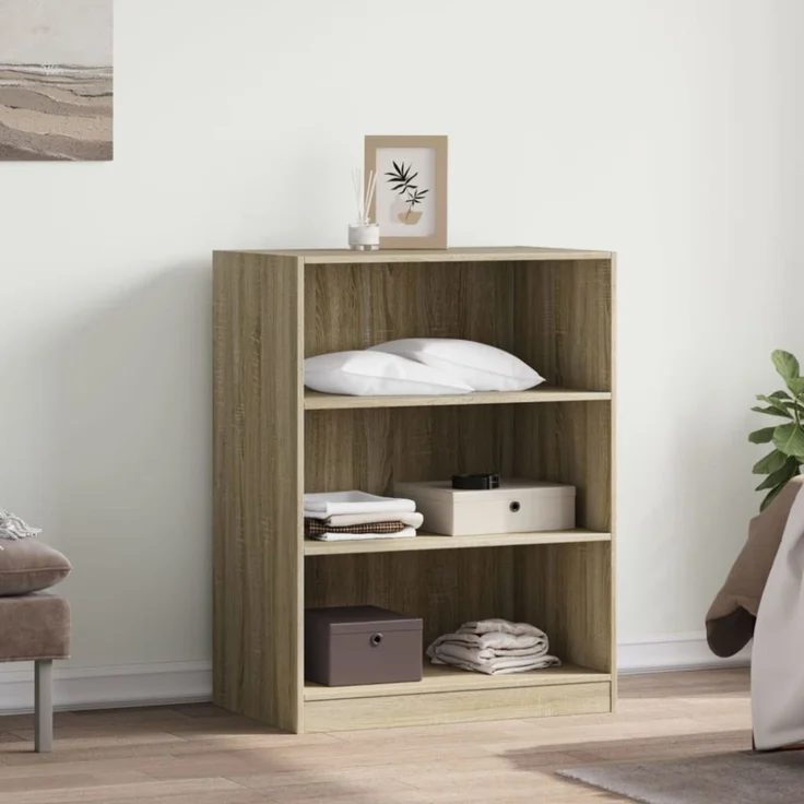 vidaXL Kleiderschrank Sonoma-Eiche 77x48x102 cm Holzwerkstoff 840823 – Bild 5