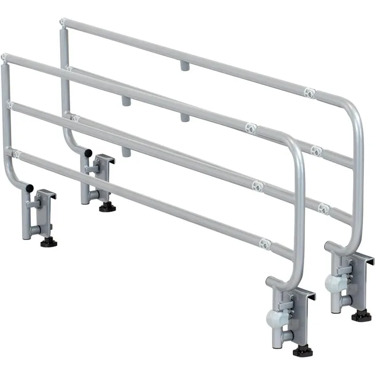 Geriafy - Klappbare Bettgitter für verstellbare Betten, Sehr Robust , Handquetschschutz (2er Set)