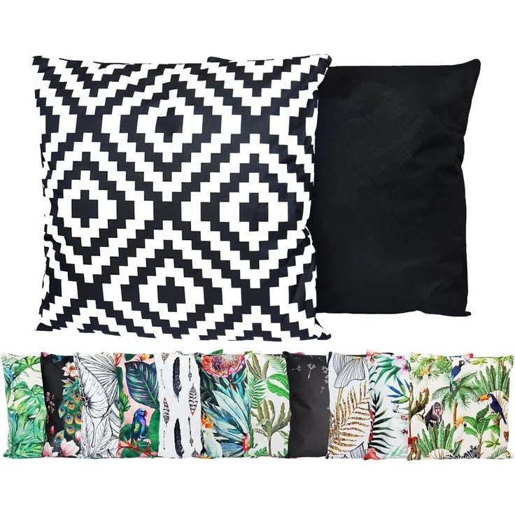 JACK Dekokissen JACK Outdoor Lounge Kissen 45x45cm mit Motiv inkl. Füllung Wasserfest, mit Lotus-Effekt, Robust, Strapazierfähig, für Innen & Außen geeignet