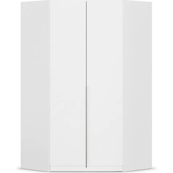 OTTO home Eckkleiderschrank Kleiderschrank Schrank Ankleidezimmer Schlafzimmer Garderobe AGORDO (in zwei Griff-Farben, Breite/Tiefe 117x117 cm, Höhen 210/229 cm) voll ausgestattet mit großzügigem Stauraum, 2 Höhen MADE IN GERMANY