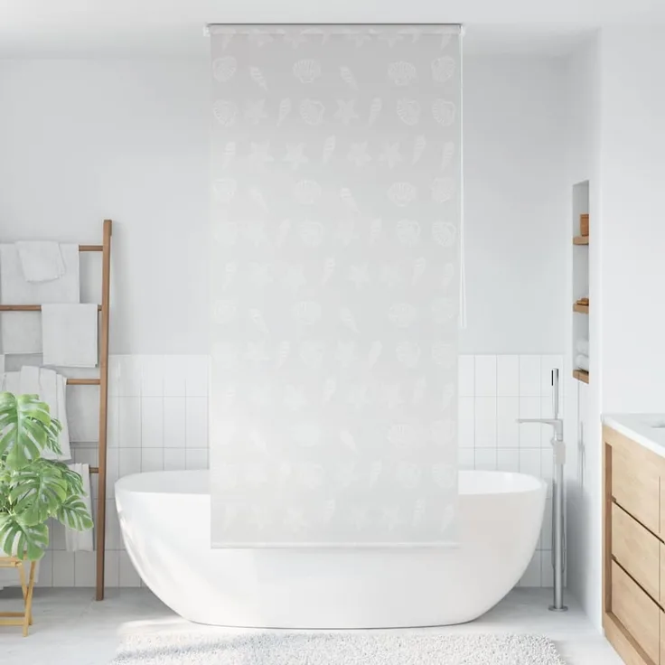 vidaXL Duschrollo 80x240 cm Seesternmuster 142859