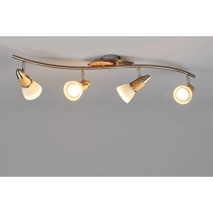 Lindby Deckenleuchten Marena, Metall, Alu IP20, 4 x 7 W LED R50 – Bild 3