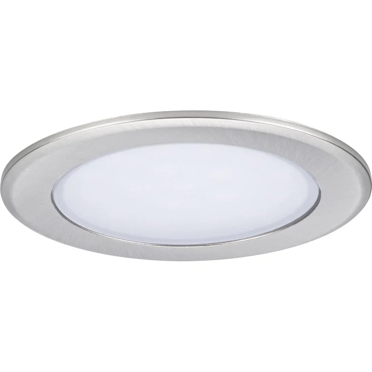 Paulmann LED Möbel-Einbauleuchte eisen gebürstet Ø 6,5 cm warmweiß 3er Set – Bild 12